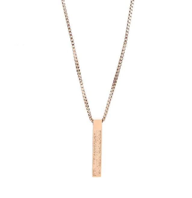 Ayat-ul-Kursi 3D Bar Necklace